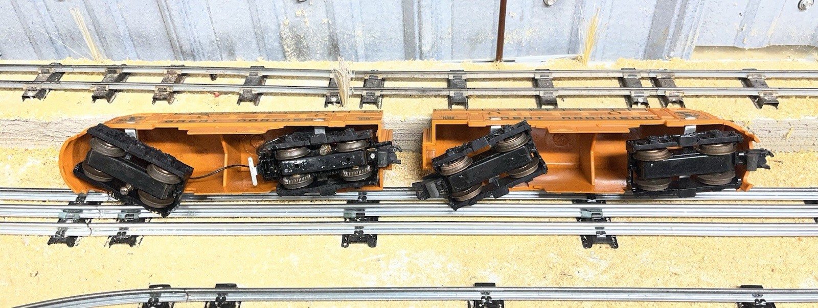 American Flyer 21207,21207-1 Great Northern A,A locos 1960s S gauge Tested