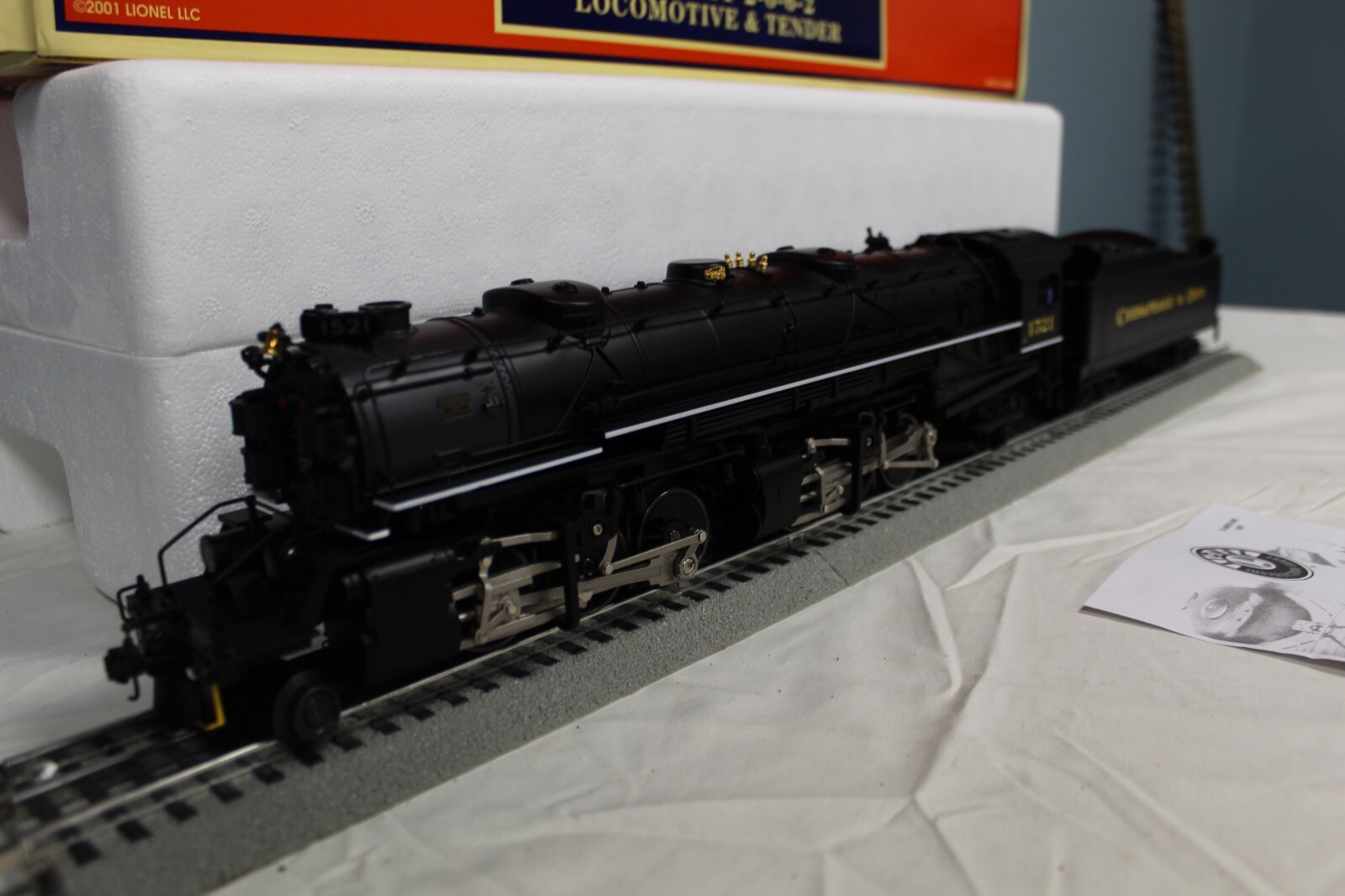 LIONEL TMCC CHESAPEAKE & OHIO 2-6-6-2 MALLET STEAM ENGINE 6-28075! O SCALE C&O