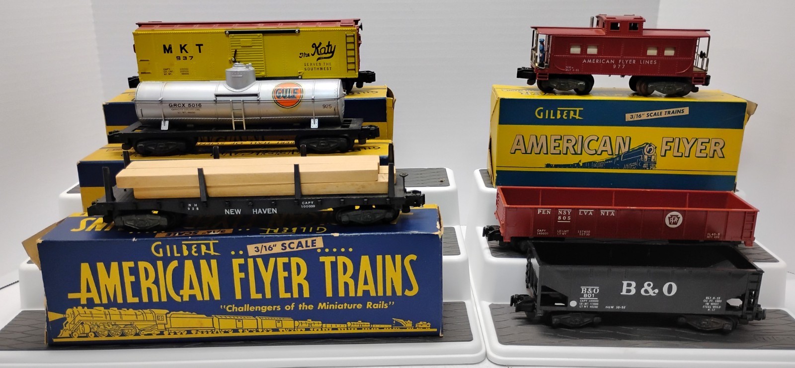 AMERICAN FLYER LINES C&NW #283 SET FROM 1956 WITH EXTRAS S GAUGE/USED