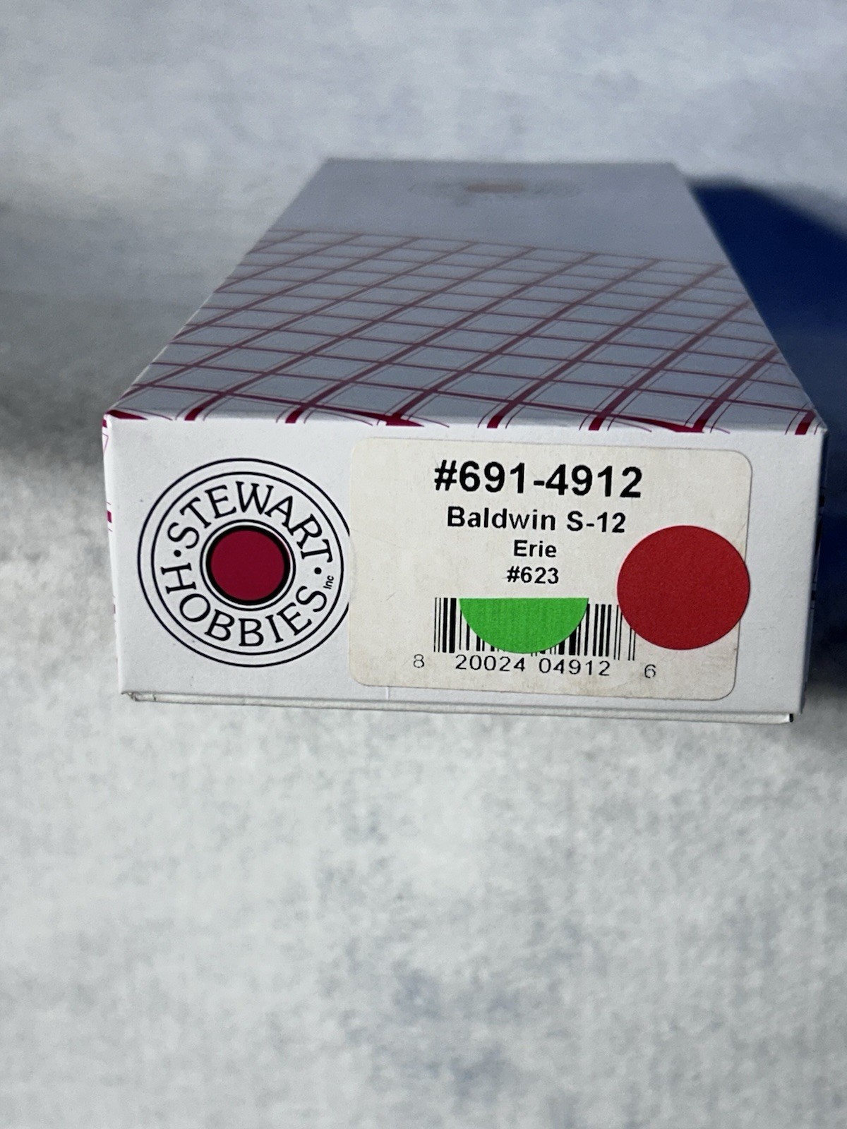 Nice Stewart Erie RR Baldwin S-12 Locomotive HO Sealed