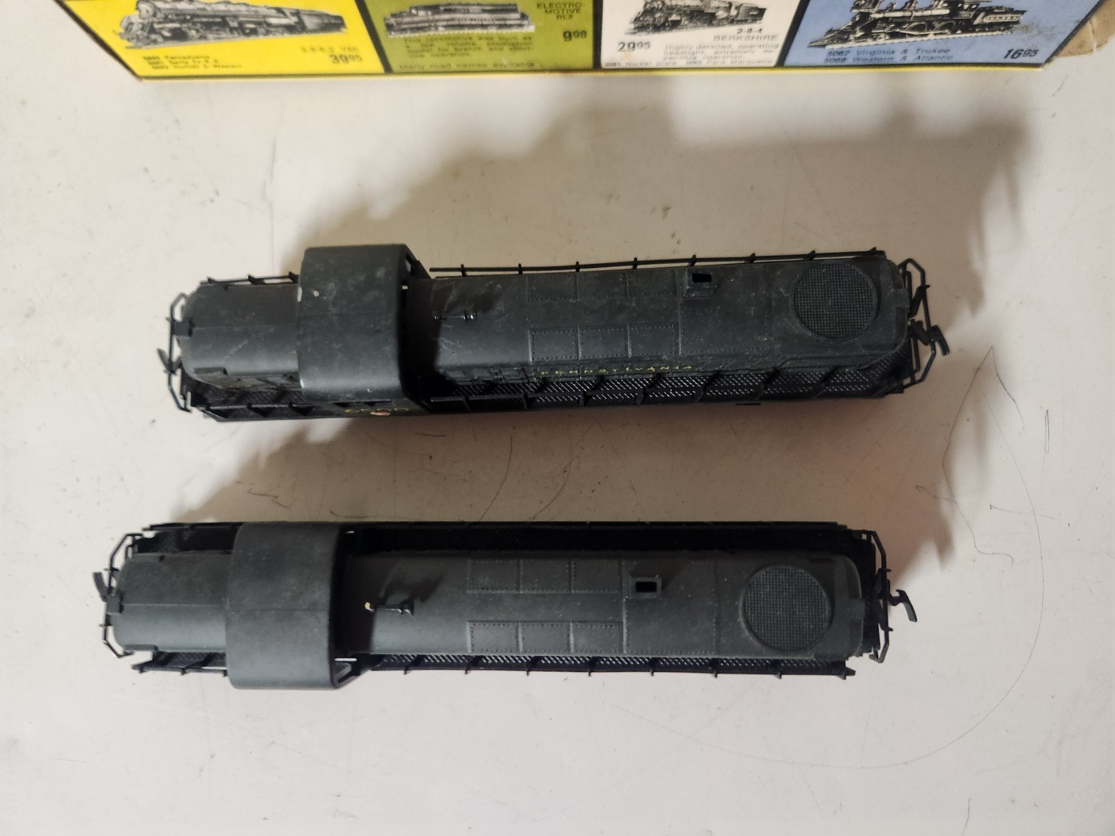 AHM Brand Pennsylvania RR Loco 6500 & Dummy Car CHECK VIDEO