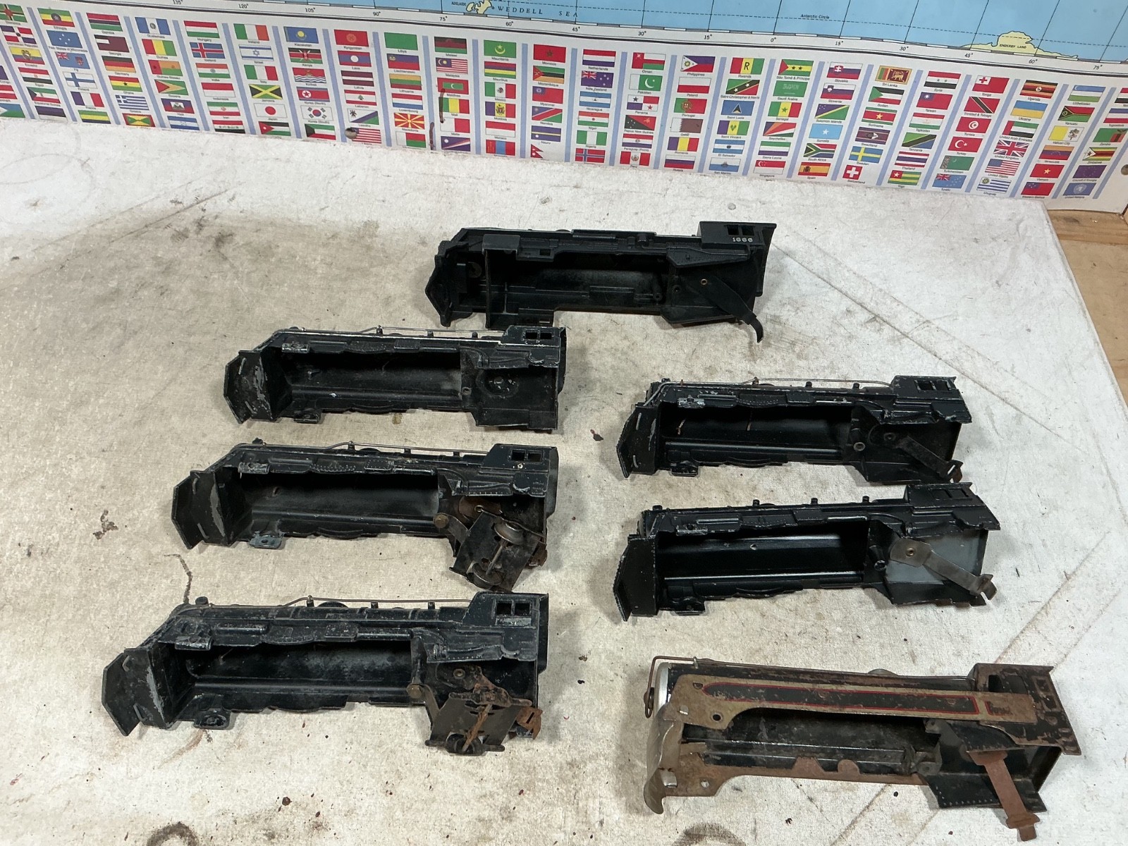 Marx O scale Postwar – Steam Engine Shell PARTS lot
