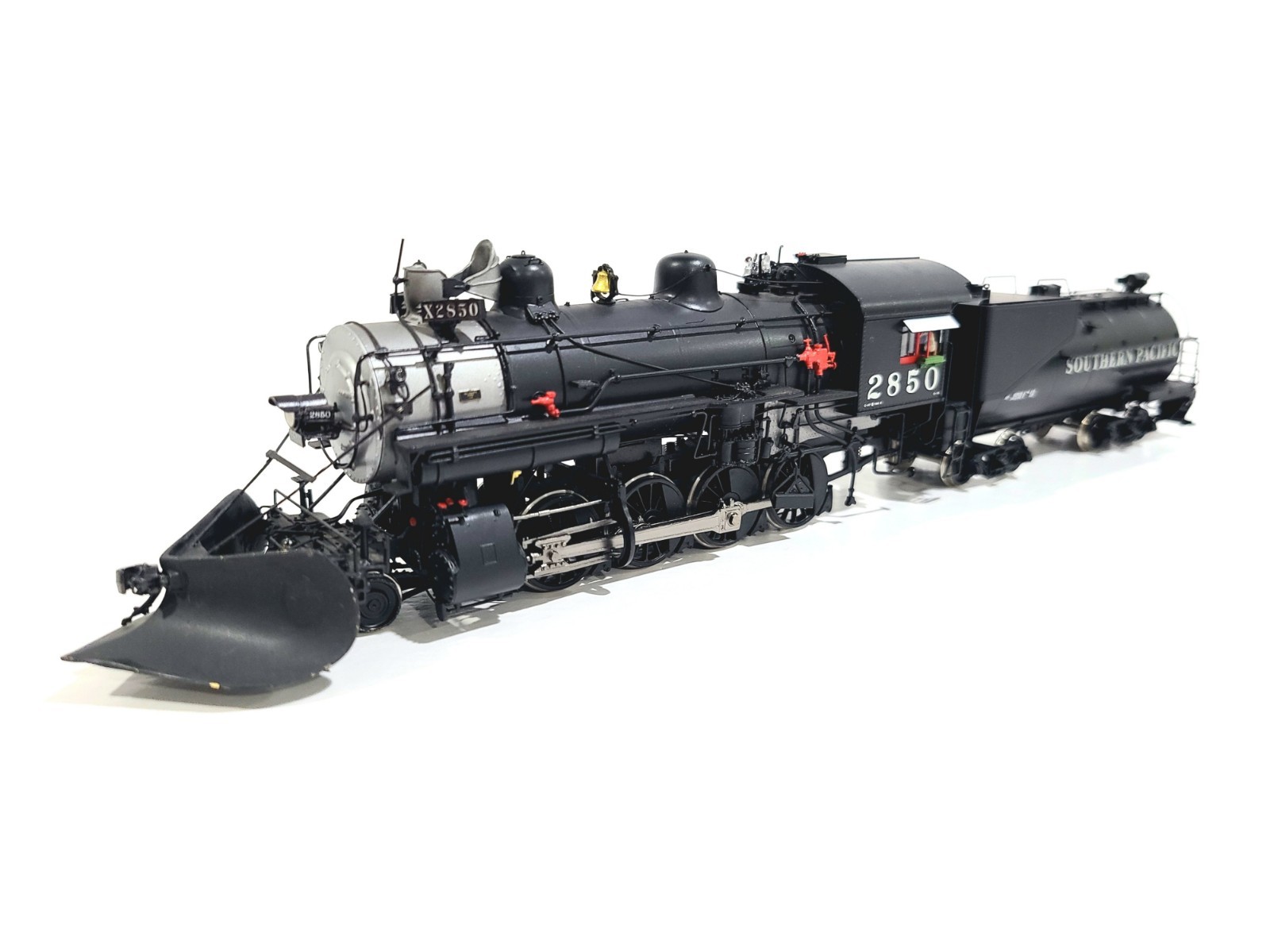Challenger CIL Boo-Rim SP C-10 2-8-0 Southern Pacific Plow 2850 HO Brass #2518.1