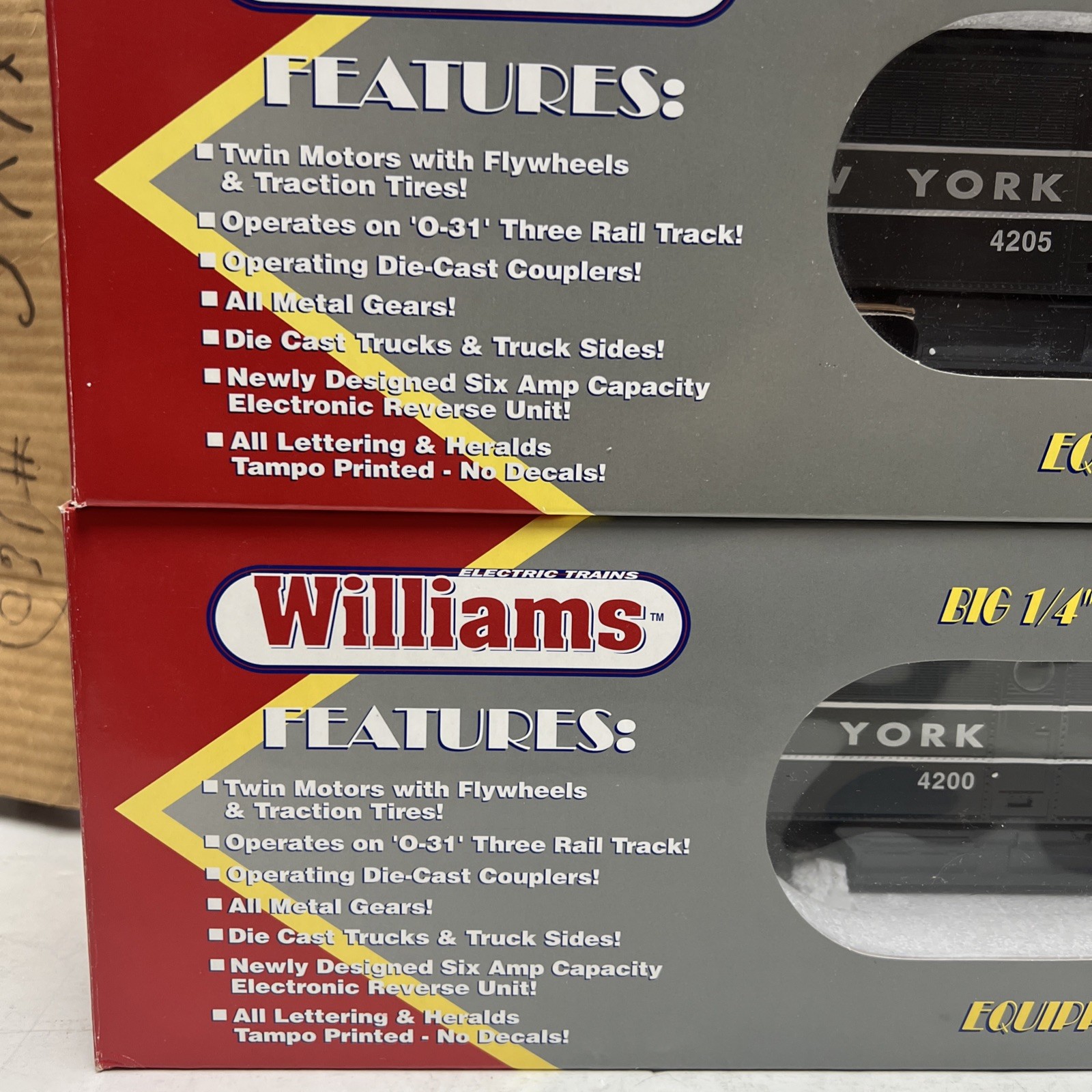WILLIAMS #964200 NYC LIGHTNING STRIPE ALCO PA A-A POWER AND DUMMY WITH HORN NEW