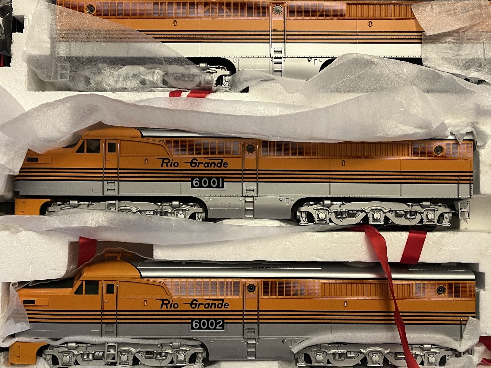 Lionel 6-18107 Denver & Rio Grande PA-1 A-B-A Diesel Engine Set 6001 6002 In Box