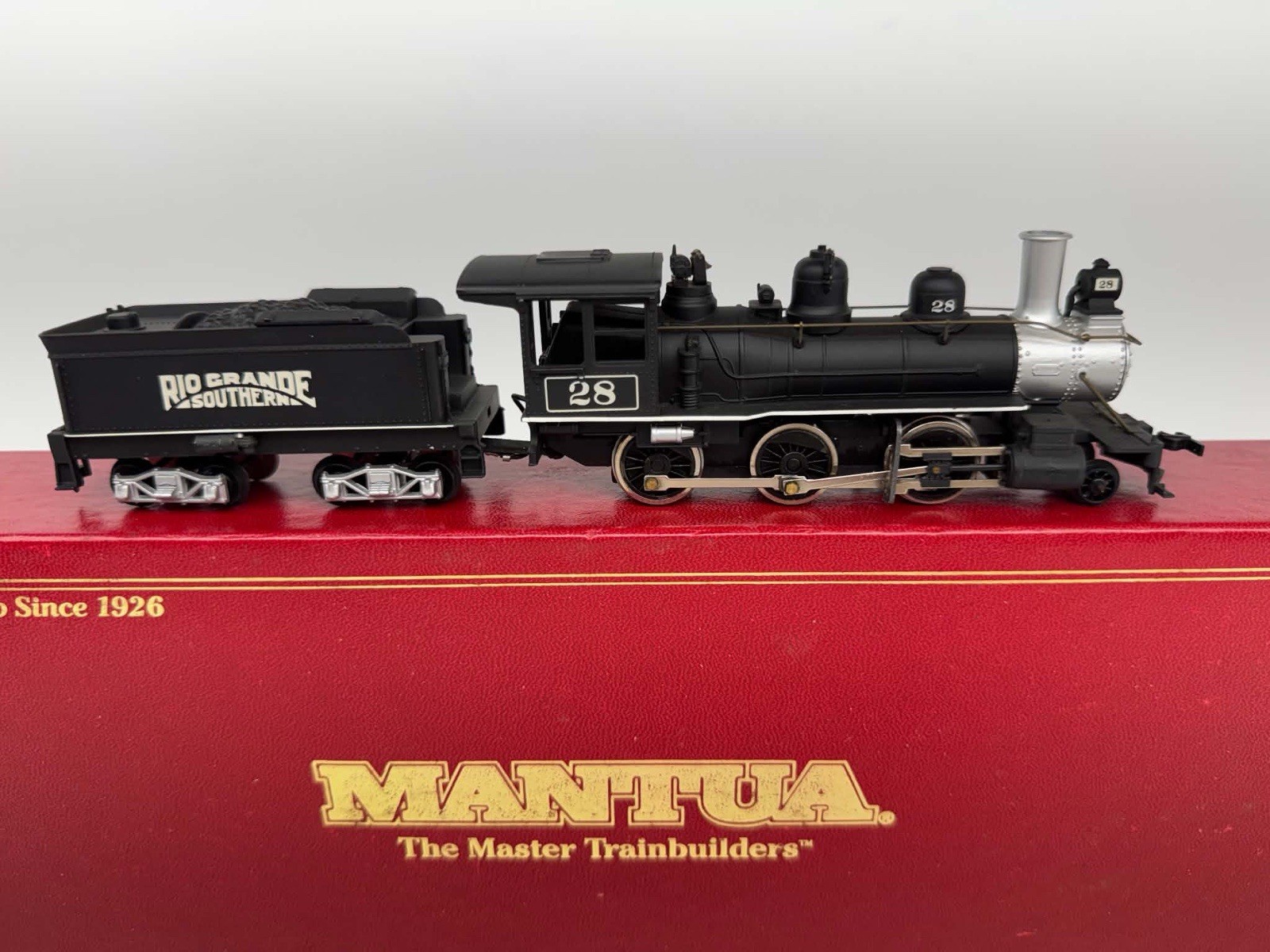 Mantua HO #313-610 Rio Grande Southern 2-6-0 mogul w/ Tender Steam Loco #28