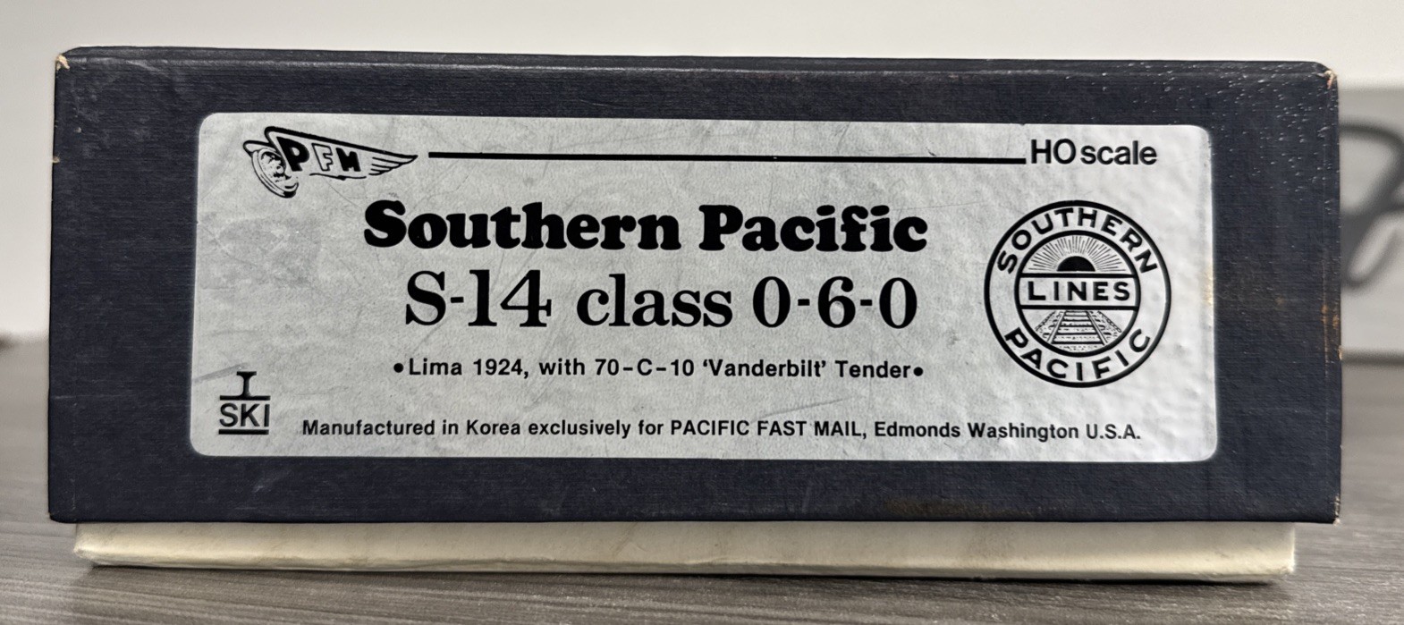 Pacific Fast Mail HO Brass Switcher SP 0-6-0 S-14 w/70-C-10 Vanderbilt Tender!