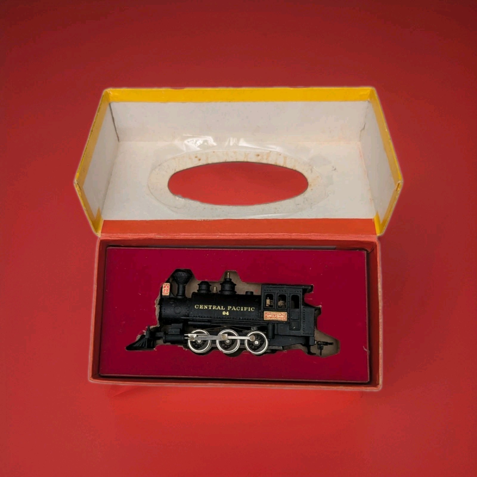 HO ARISTOCRAFT Uncle Sam Switcher 1872 Central Pacific 94 Railroad Pioneer 0-6-0