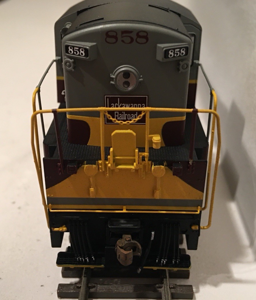 HO Atlas 7806 Lackawanna Train Master Diesel Locomotive DL&W #858 Weathered