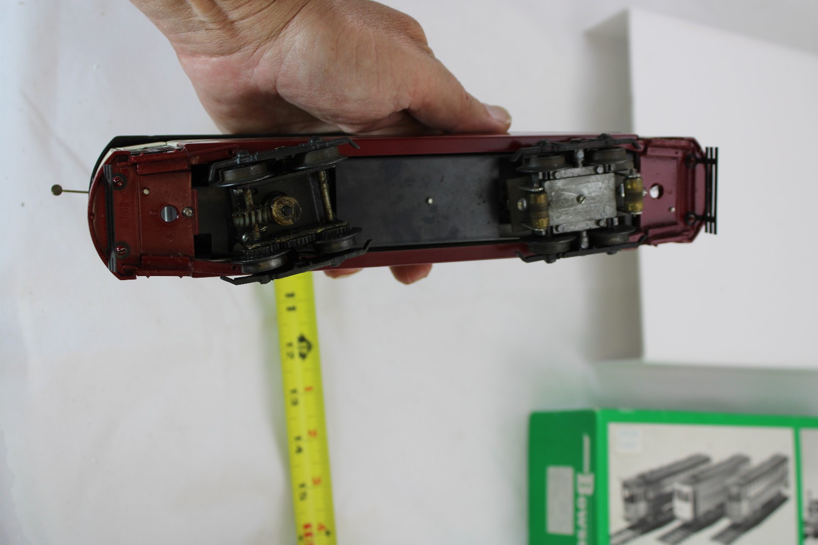 O Scale – Bowser Trolley – Red/Cream Brill Trolley