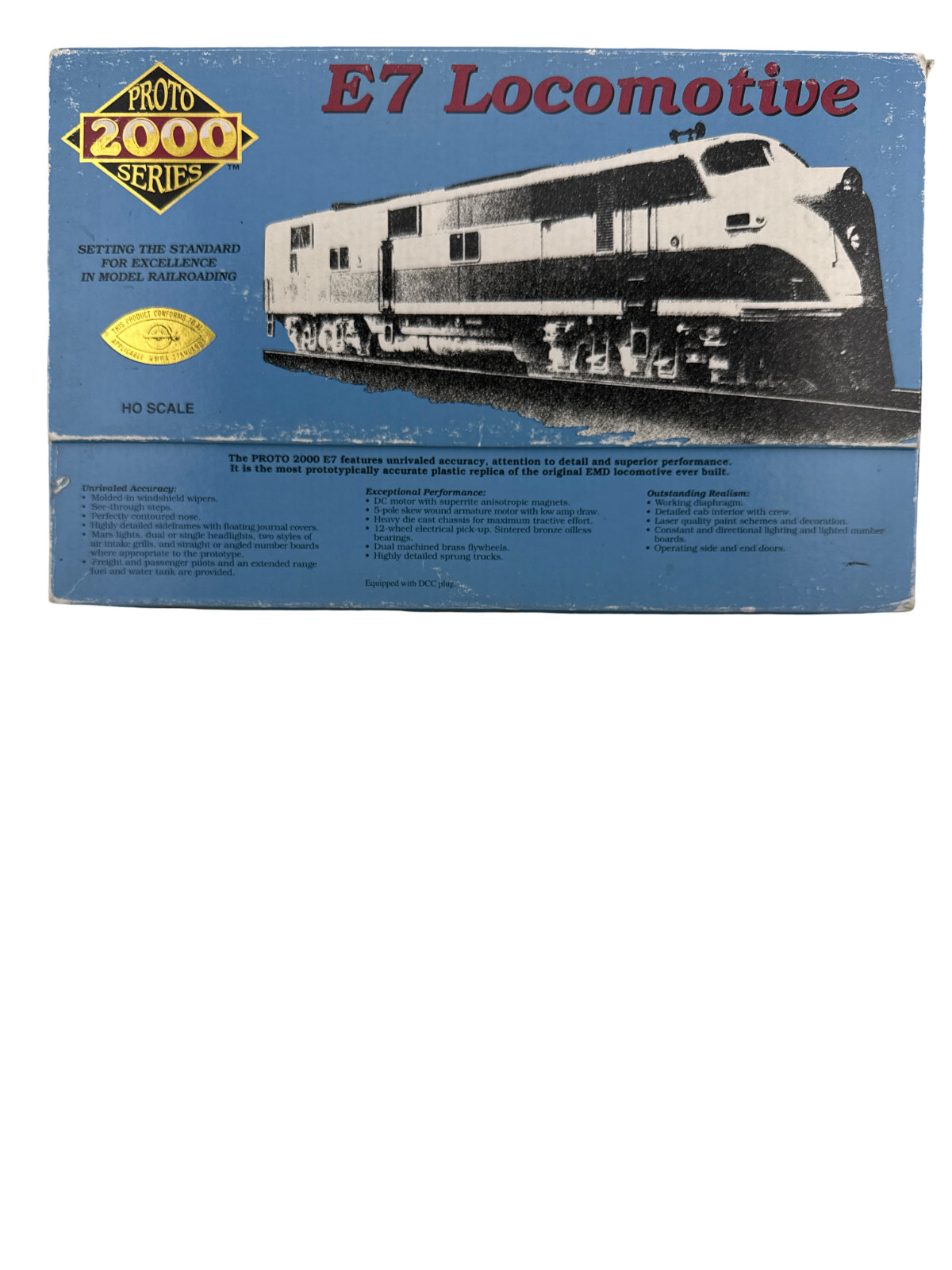 Proto 2000 by Life-Like 21127 HO Scale EMD E7A Locomotive DC Southern #2909