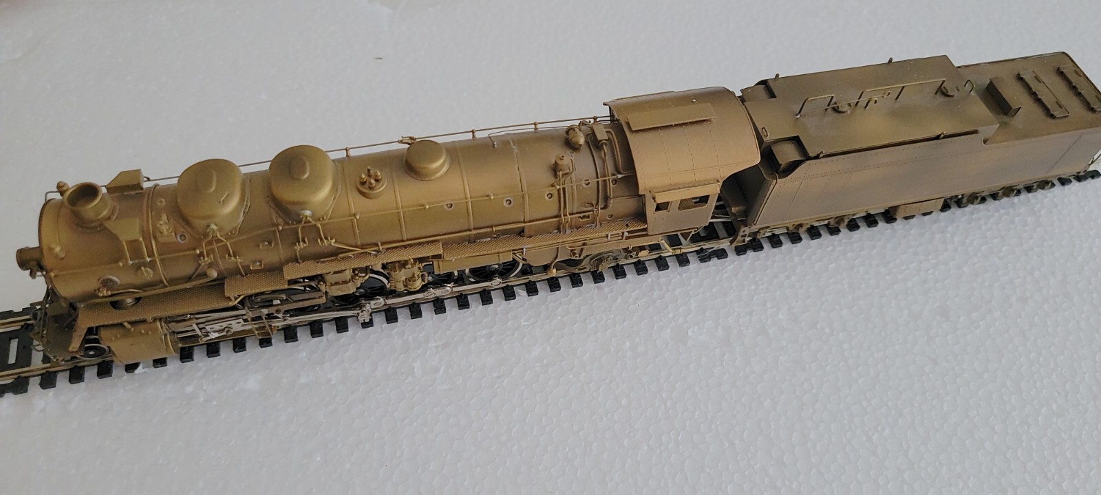United HO Scale Brass Santa Fe 2-10-2 7800 Loco/Tender (W/Box) PRISTINE