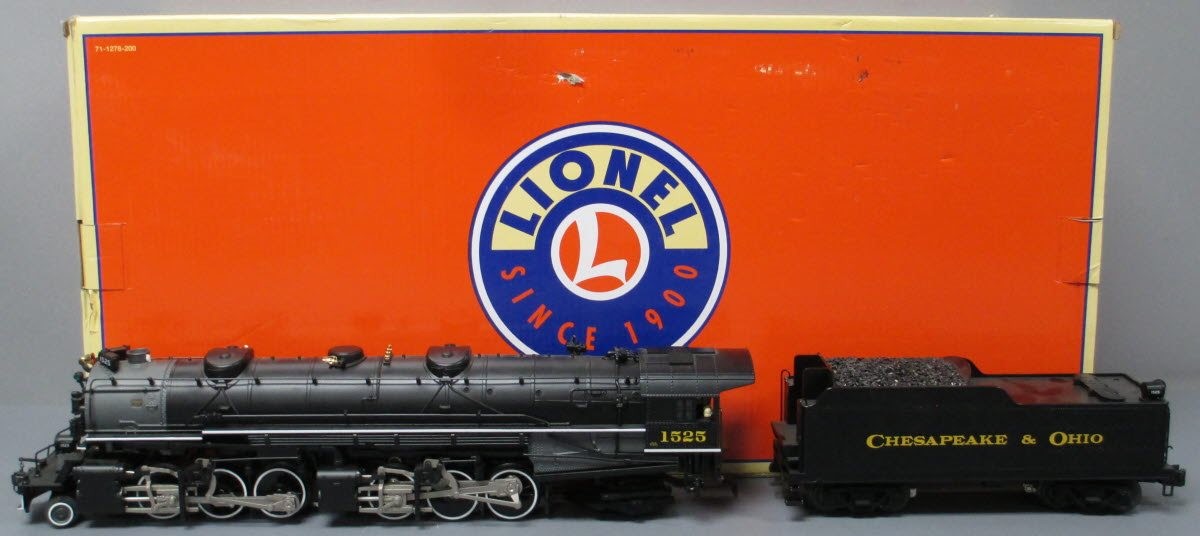 Lionel 6-11321 O Chesapeake & Ohio 2-6-6-2 Mallet Steam Locomotive #1525 LN/Box