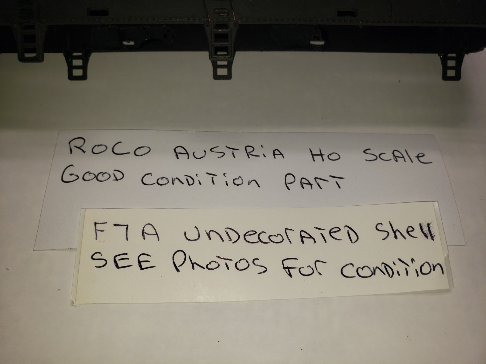 SHELL ONLY HO Scale ROCO Alco FA Diesel Locomotive SHELL ONLY UNDECORATED LENSES