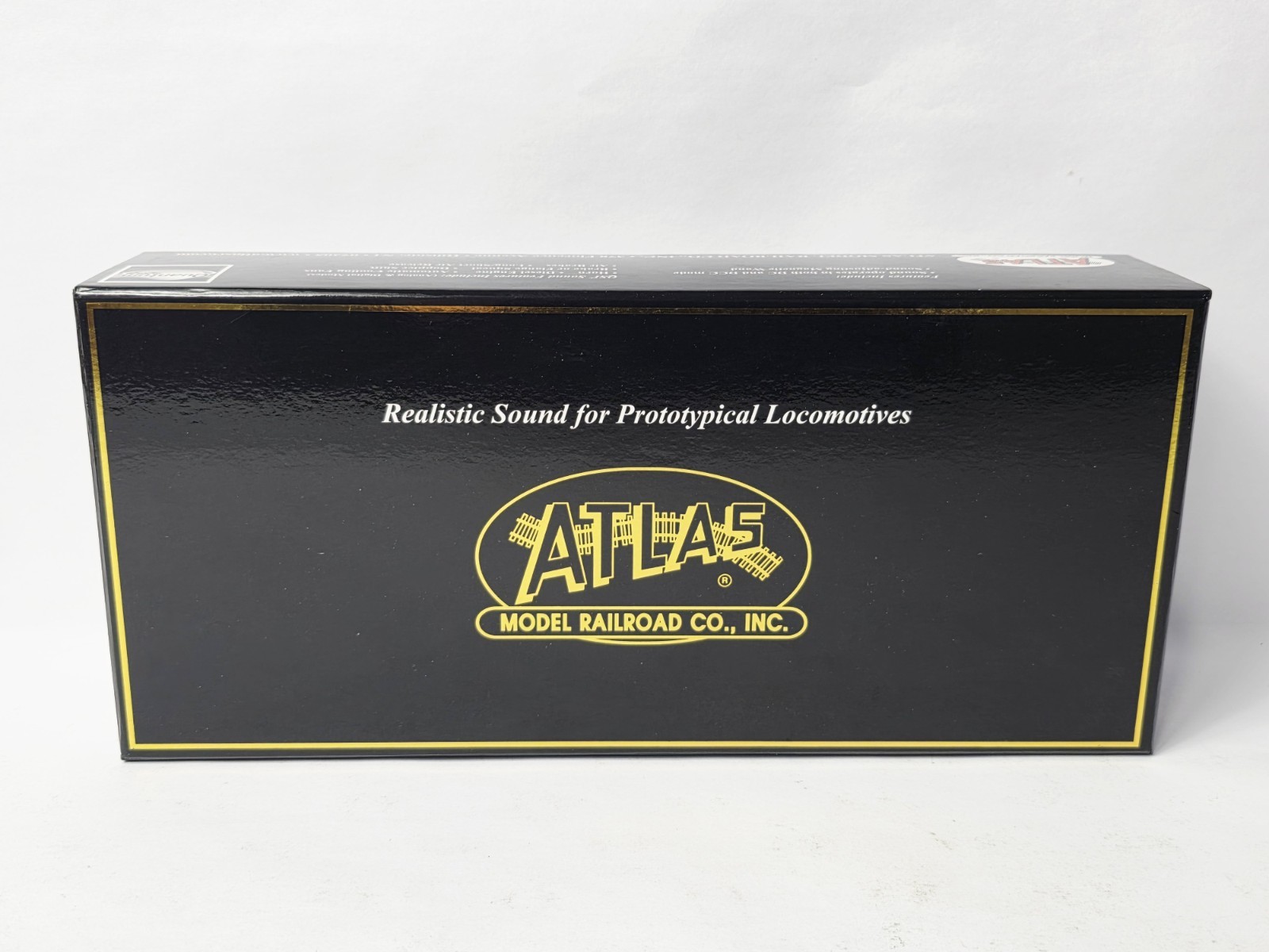 ATLAS GOLD SANTA FE LOCOMOTIVE #4525 W/ SOUND IN BOX VERY NICE LOT 11