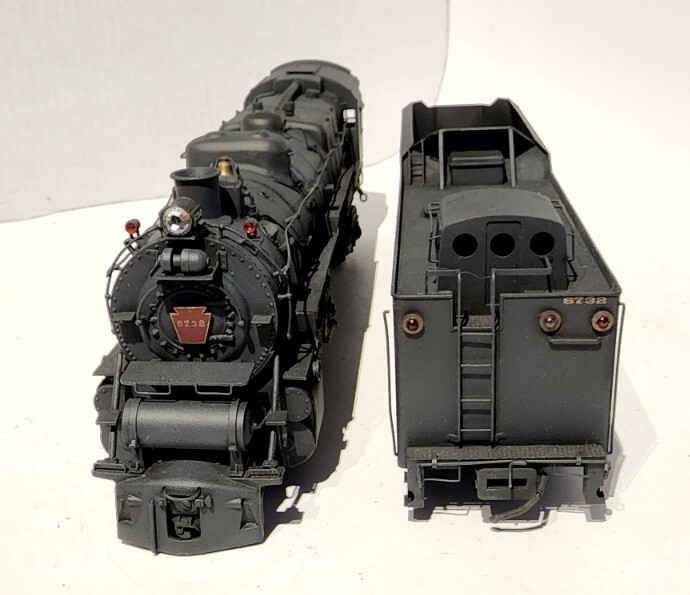 O SCALE 2-RAIL BRASS MODEL USH US HOBBIES KTM PENNSYLVANIA 4-8-2 CLASS M1A #6732