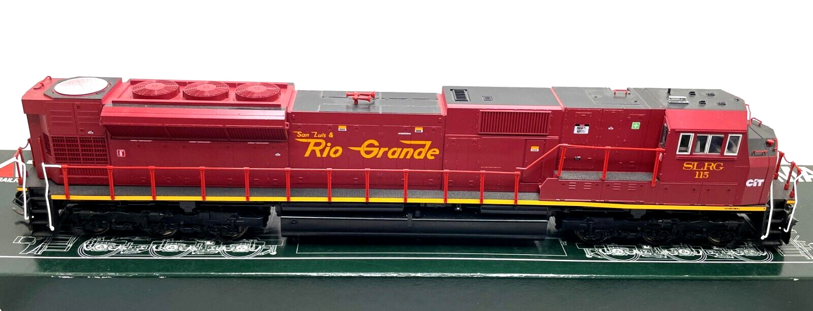 HO KATO 37-6390 EMD SD90/43MAC SAN LUIS & RIO GRANDE SLRG # 115 LED DITCH LIGHTS
