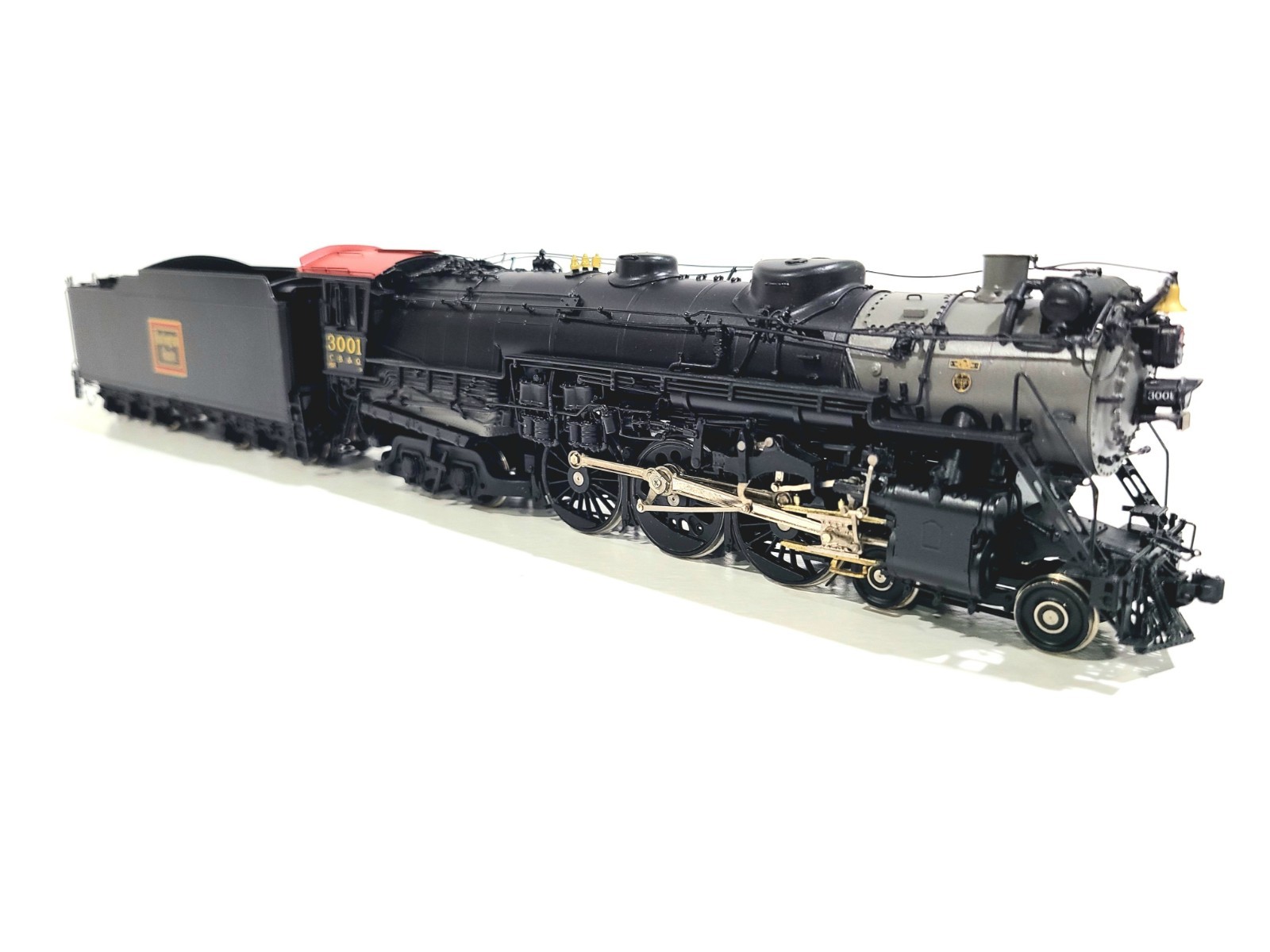 Challenger CIL Samhongsa CB&Q S-4 4-6-4 Chicago Burlington #3001 HO Brass 2258.1