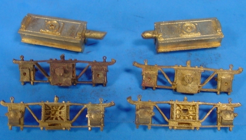 On3/On30 D&RGW C-CLASS 2-8-0 TENDER TRUCKS WMS BACK SHOP BRASS PARTS K-2005