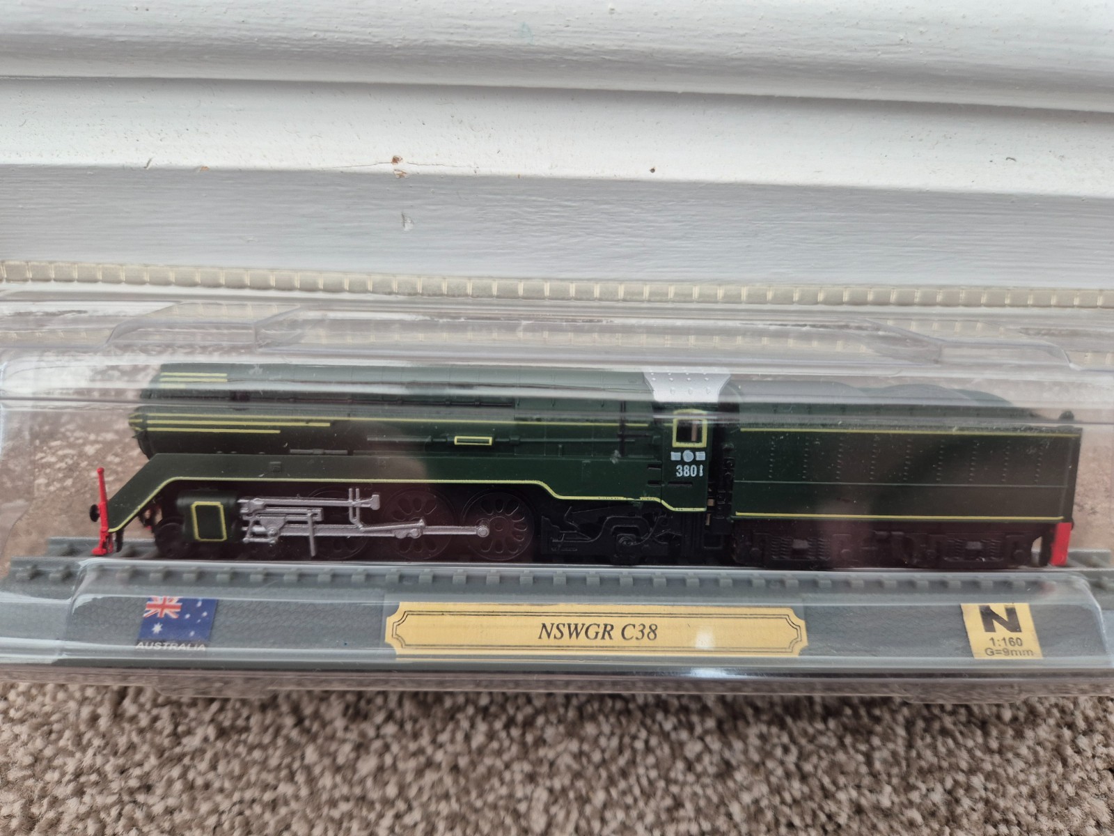 DEL PRADO N GUAGE 1/160 NSWGR C38 AUSTRALIA LOCO LOCOMOTIVE TRAIN MODEL