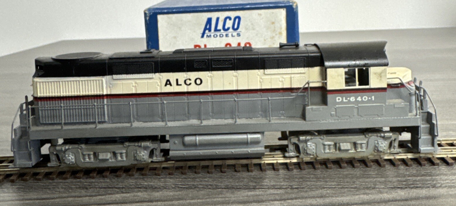 ALCO Models HO Brass #D-101 DL-640 ALCO DEMO – Custom Painted, Lighted & Tested!
