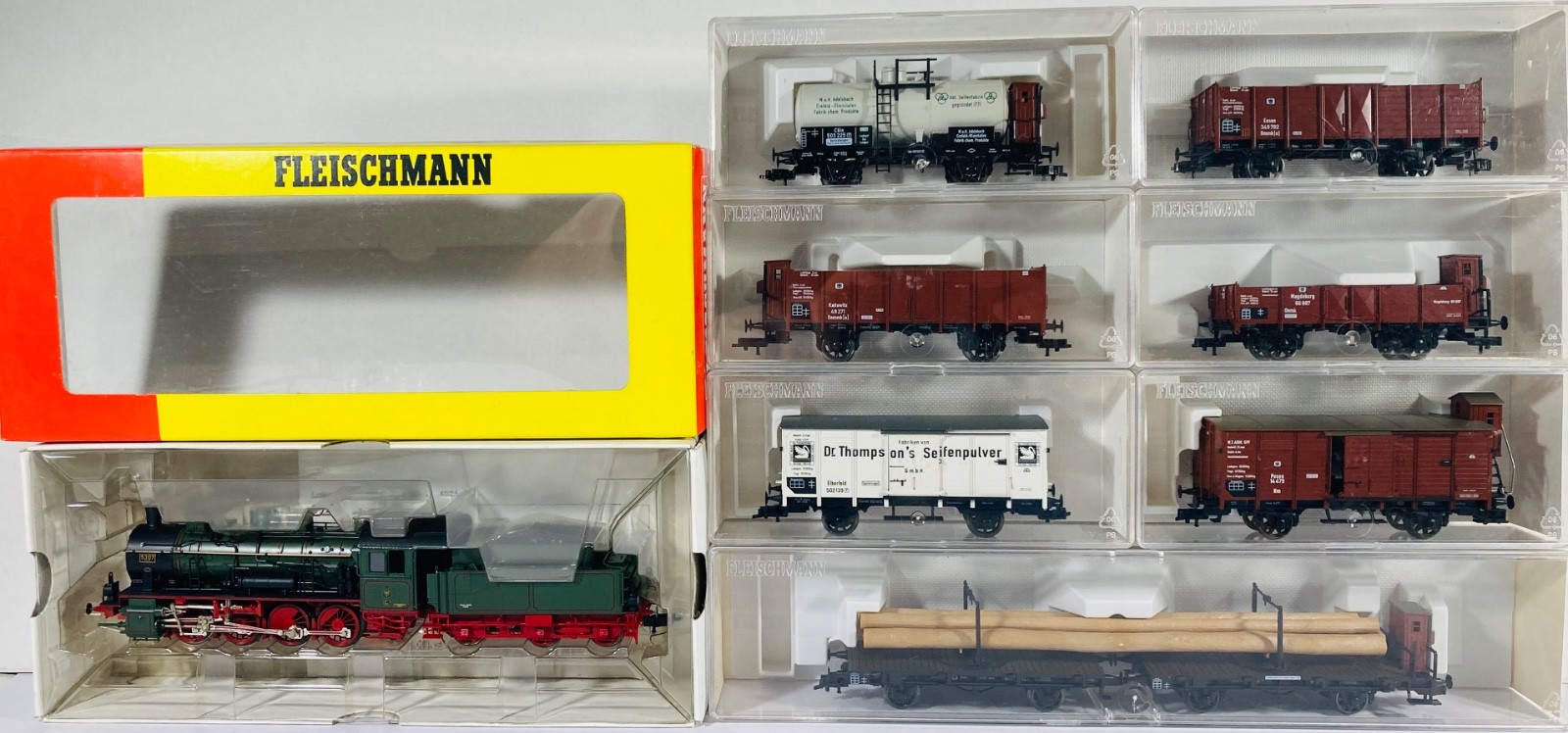 Fleischmann HO – 4891 Limited Edition Set – G8 Prussian Locomotive & 7 Wagons