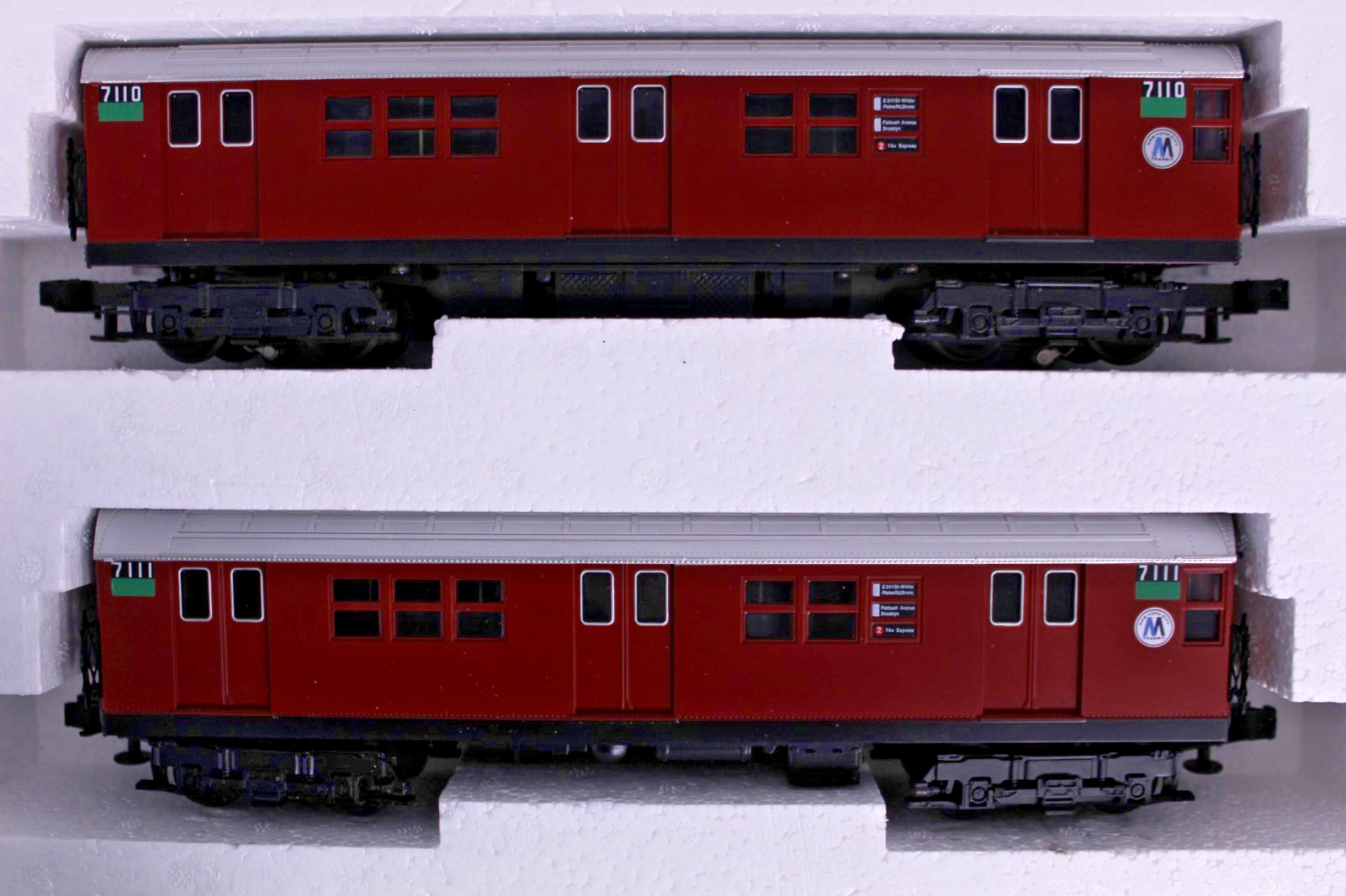MTH Rail King 30-2198-1 MTA R21 4-Car Subway Set w/Proto-Sound 2.0 – New!!