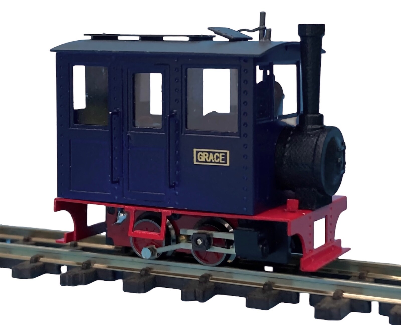 HOn30/HOe Scale PH Super Mini 0-4-0 Glass Box Steam Locomotive Kit NIB H0e 009