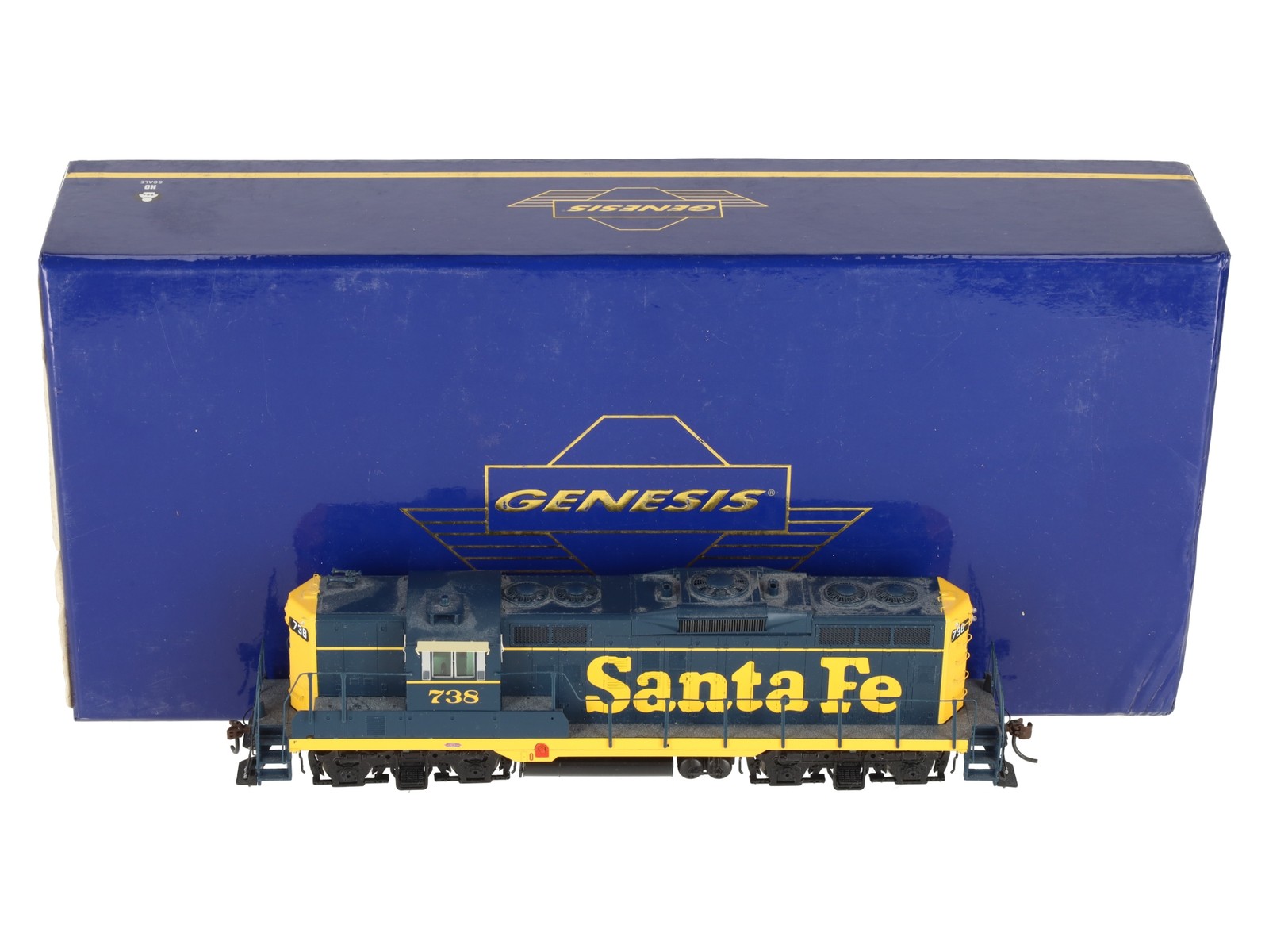 Athearn G62683 HO Santa Fe Powered GP9 Phase II Diesel Locomotive w/DCC/Box