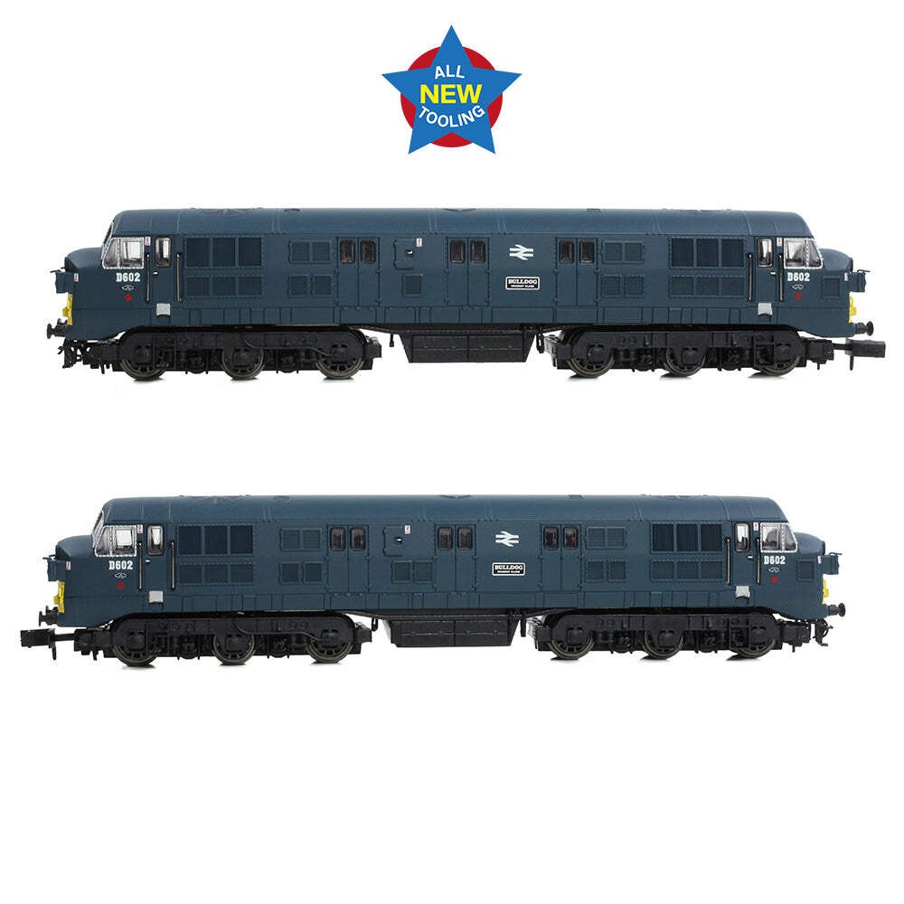 EFE Rail E84524 N Gauge Class 41 ‘Warship’ H/C Box D602 ‘Bulldog’ BR Blue (SYP)