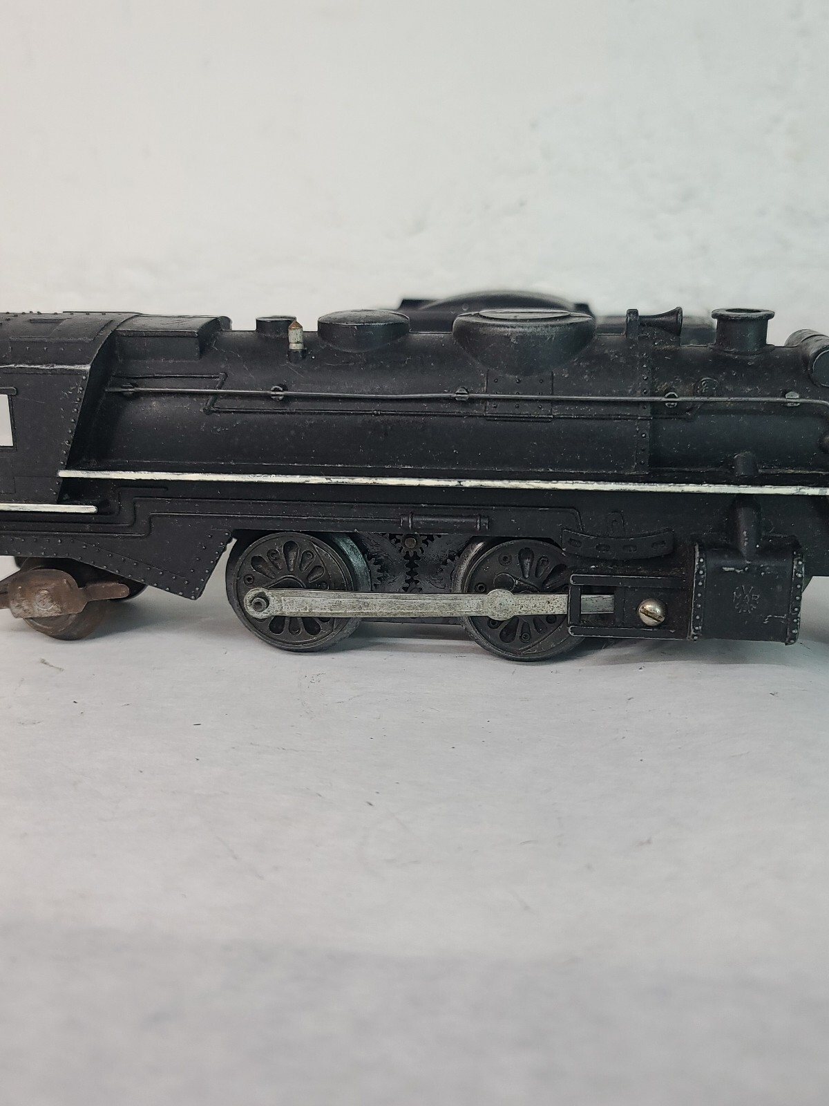 Asis Working #666 Marx O Cast Metal 0-4-2 Steam Locomotive Tin Tender & Caboose
