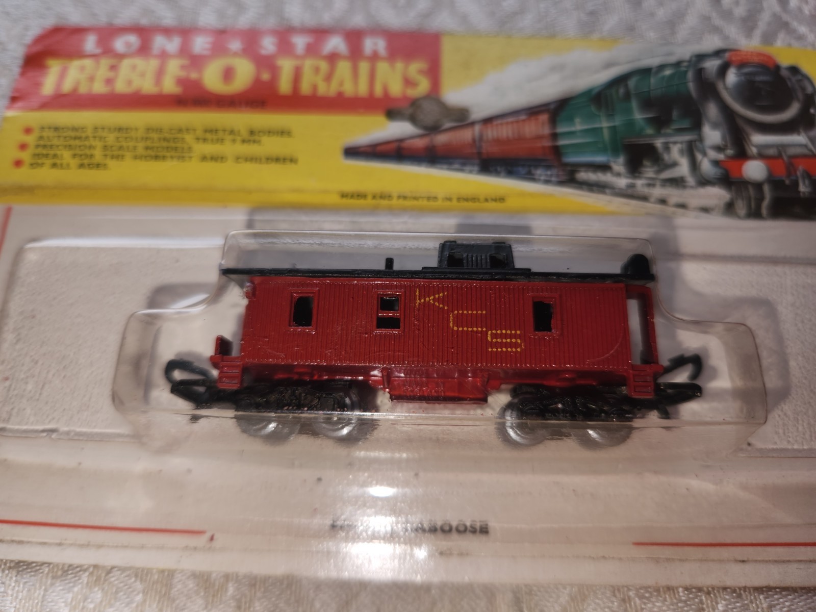 Lone Star Treble-O-Trains 83 U.S. Caboose in Original Packaging
