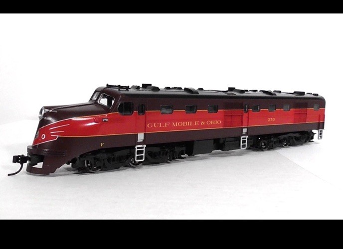 HO Scale GM&O Gulf Mobile & Ohio Passenger DL-109 Analog Proto 1000