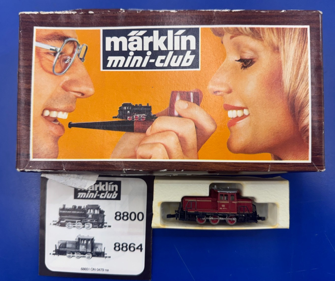 Marklin Mini Club Z Gauge #8864 DB V260 417-1 Diesel Locomotive
