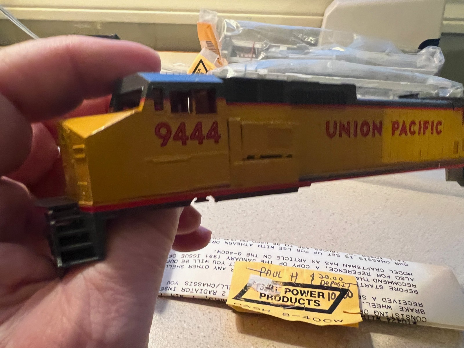 Rail Power Products Dash 8-40CW Union Pacific Shell w/Instructions,