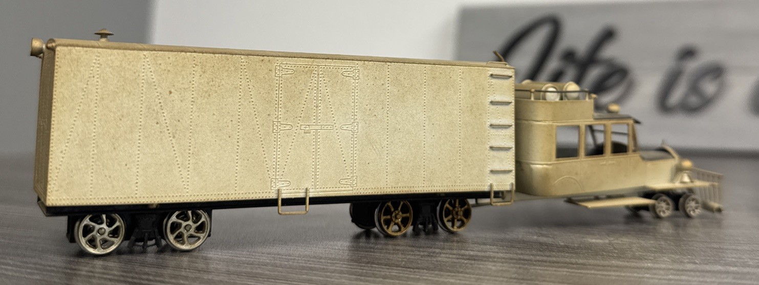 Pacific Fast Mail Sn3 Brass Rio Grande Southern 3-Truck Galloping Goose F/Ptd.