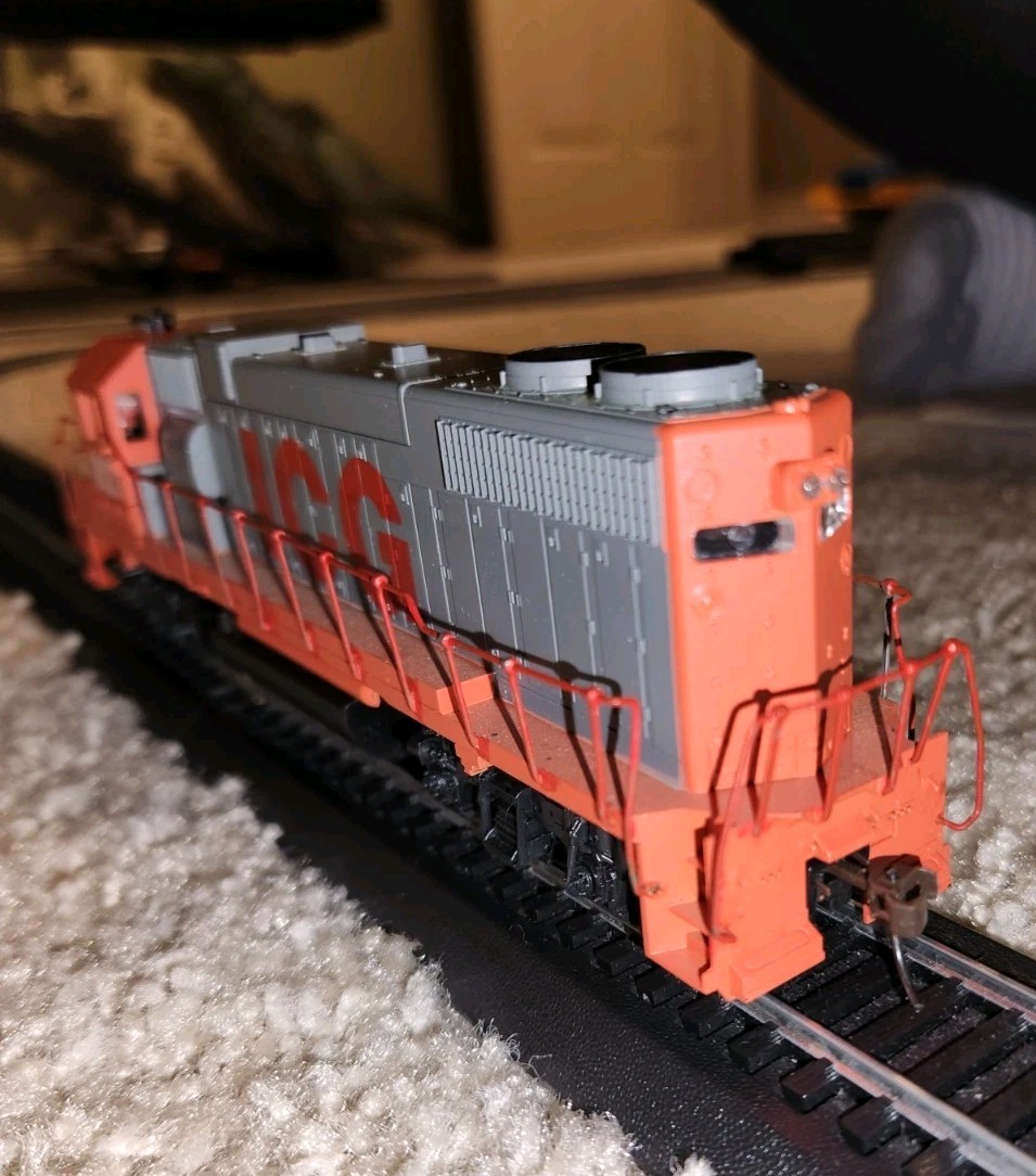 ATHEARN HO SCALE GP-38-2 “ILLINOIS CENTRAL GILF” 9623 DIESEL — EXCELLENT ICG