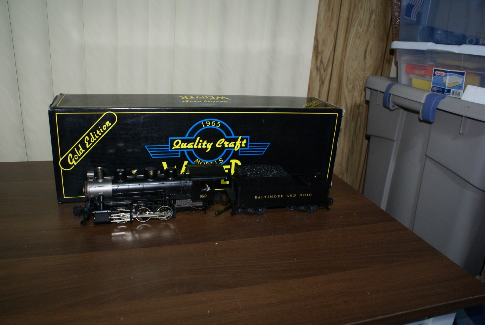 USED WEAVER BALTIMORE OHIO BRASS 0-6-0 CAB #350