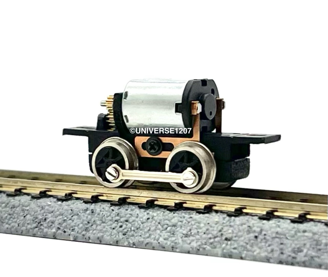 N/HOn30/HOe/009 Gauge 0-4-0 Rod-Driven Locomotive Power Drive Chassis 14mm/7mm