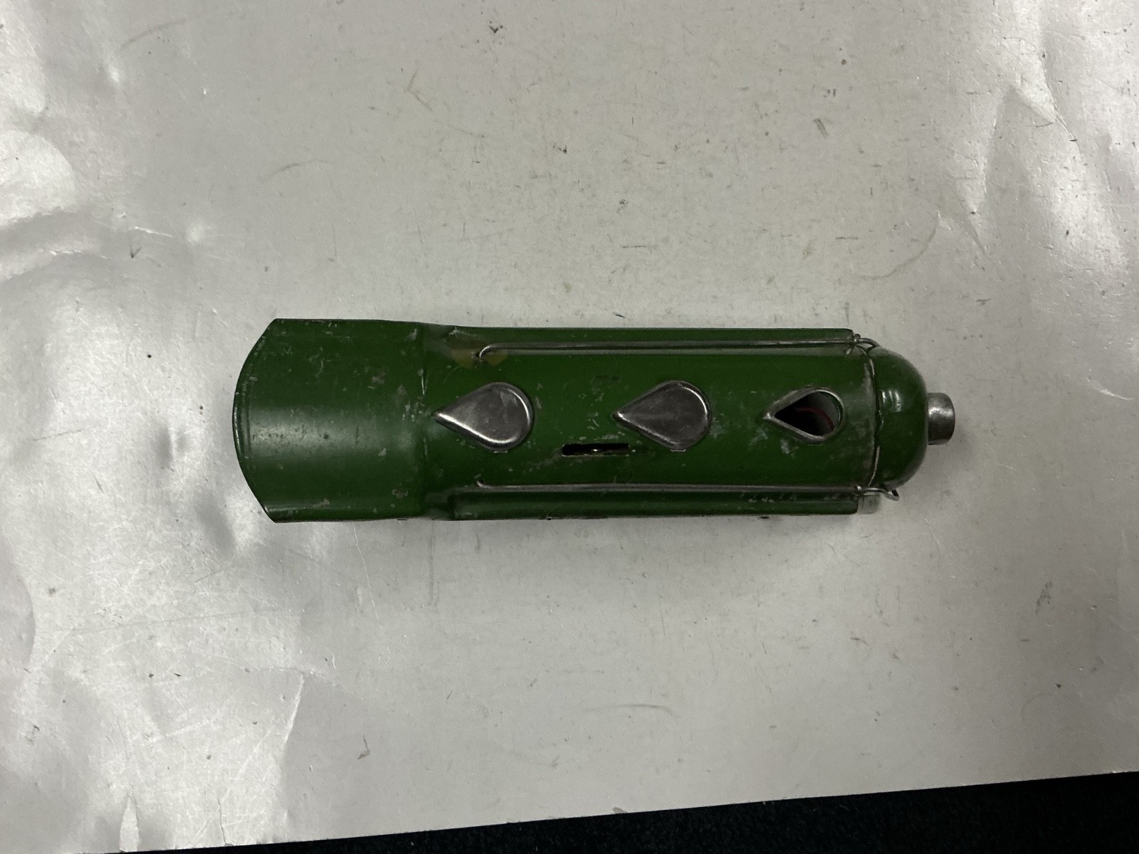 Marx 0 Gauge: Commodore Vanderbilt Rare Pea Green swing peg w/ manual motor