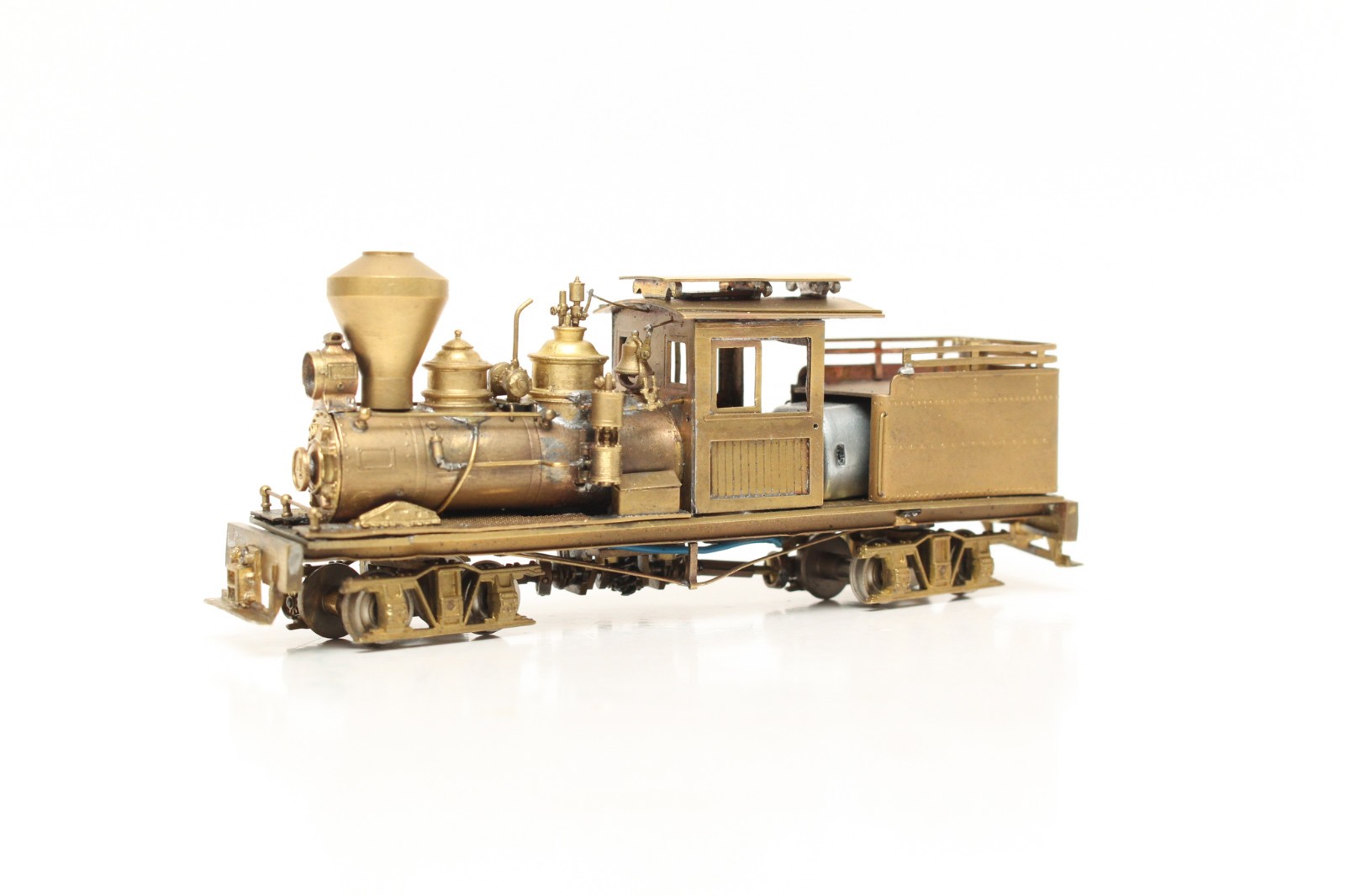 HON3 BRASS WESTSIDE WMC CLASS A 20 TON 2 TRUCK SHAY BACKDATED FLUTED DOMES MORE!
