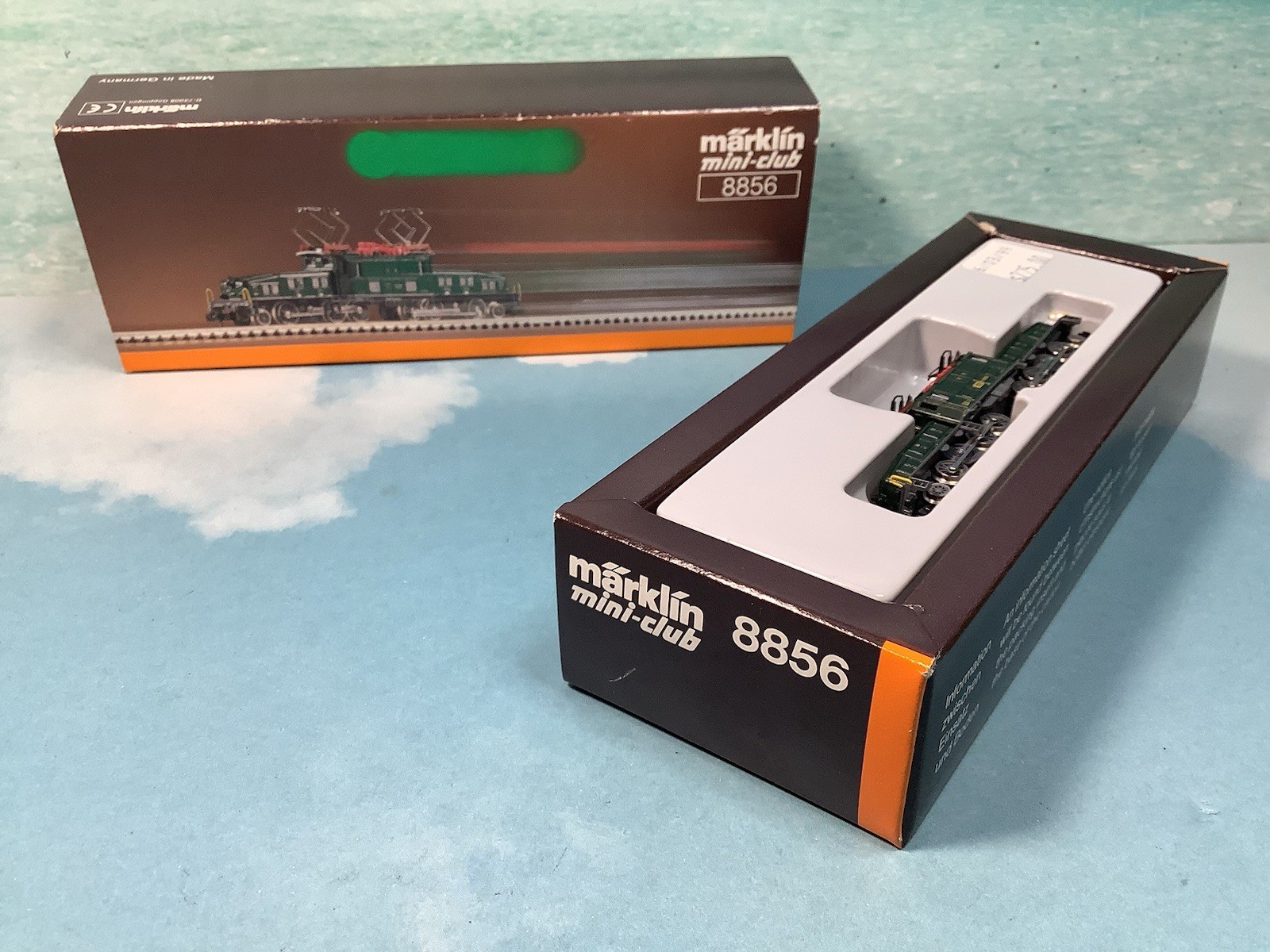 MARKLIN Z # 8856 MINI-CLUB CROCODILE ELECTIC LOCOMADE W.GERMANY OB,INSTRUCTION