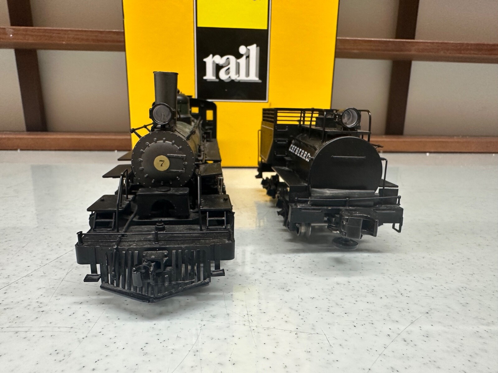 3RD Rail CSF & ERR Samson 2-6-6-2 Steam Engine w/ Tender 3 Rail O Gauge Used