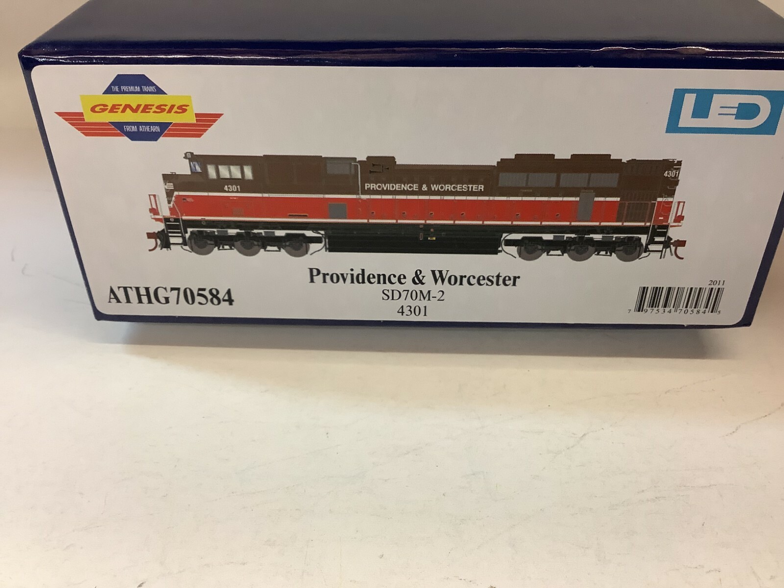 Athearn Genesis #G70584 HO scale “P&W” DCC & SOUND READY SD70M-2 Rd.#4301