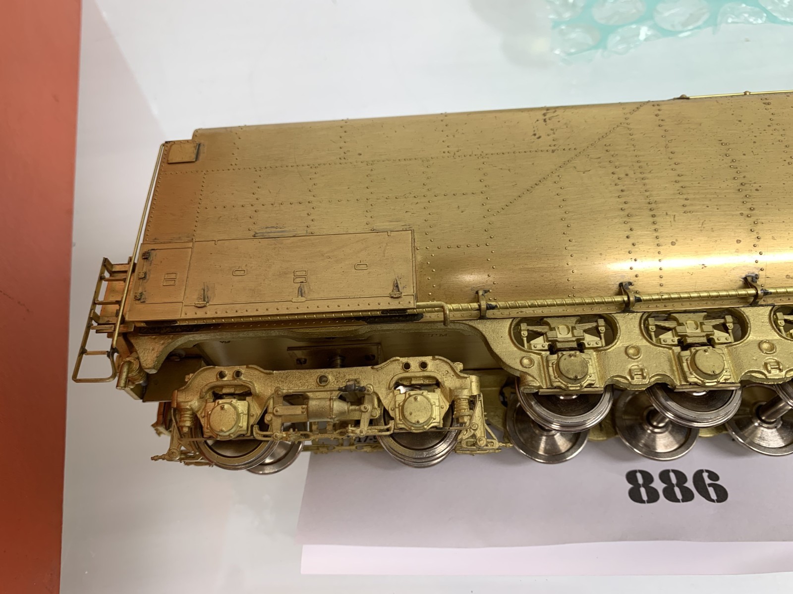 886 KTM Brass Crown Series PSC Tender UP Challenger or UP Big Boy O Scale 2 Rail