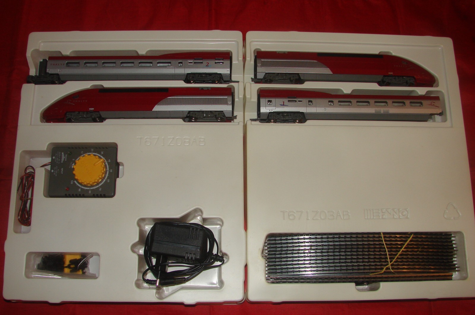MEHANO HO BOX SET TGV THALYS SNCF ELECTRIC TRAIN T671