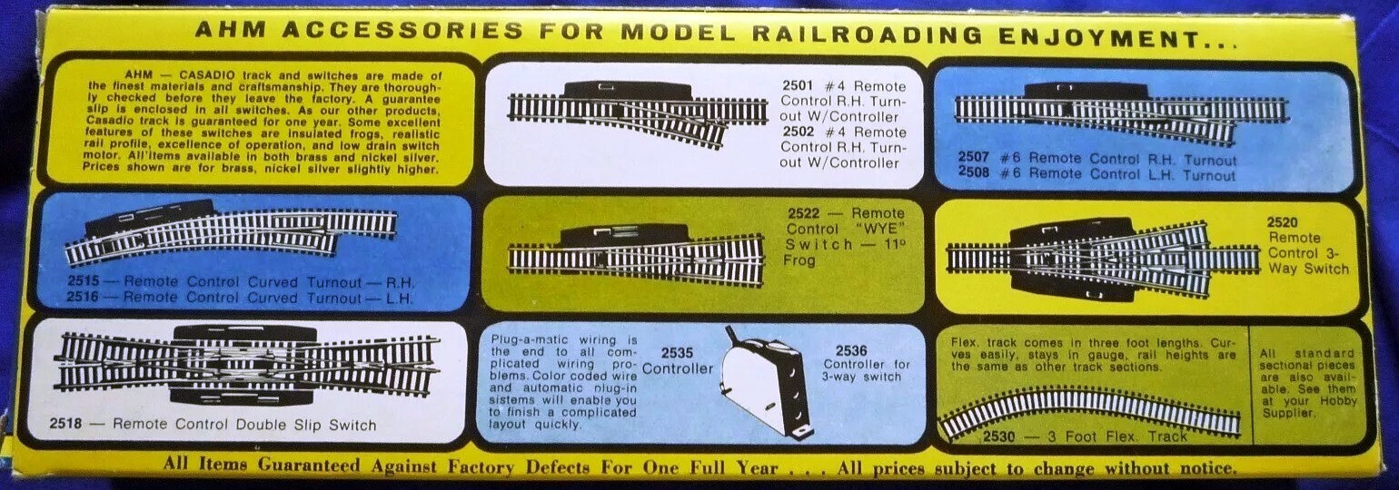 AHM/Roco HO CENTRAL NEW JERSEY #1540 ALCO CENTURY 424 DIESEL LOCOMOTIVE NEW