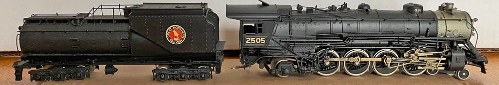Tenshodo HO scle GN Great Northern Class P2 4-8-2 #2505 NOB