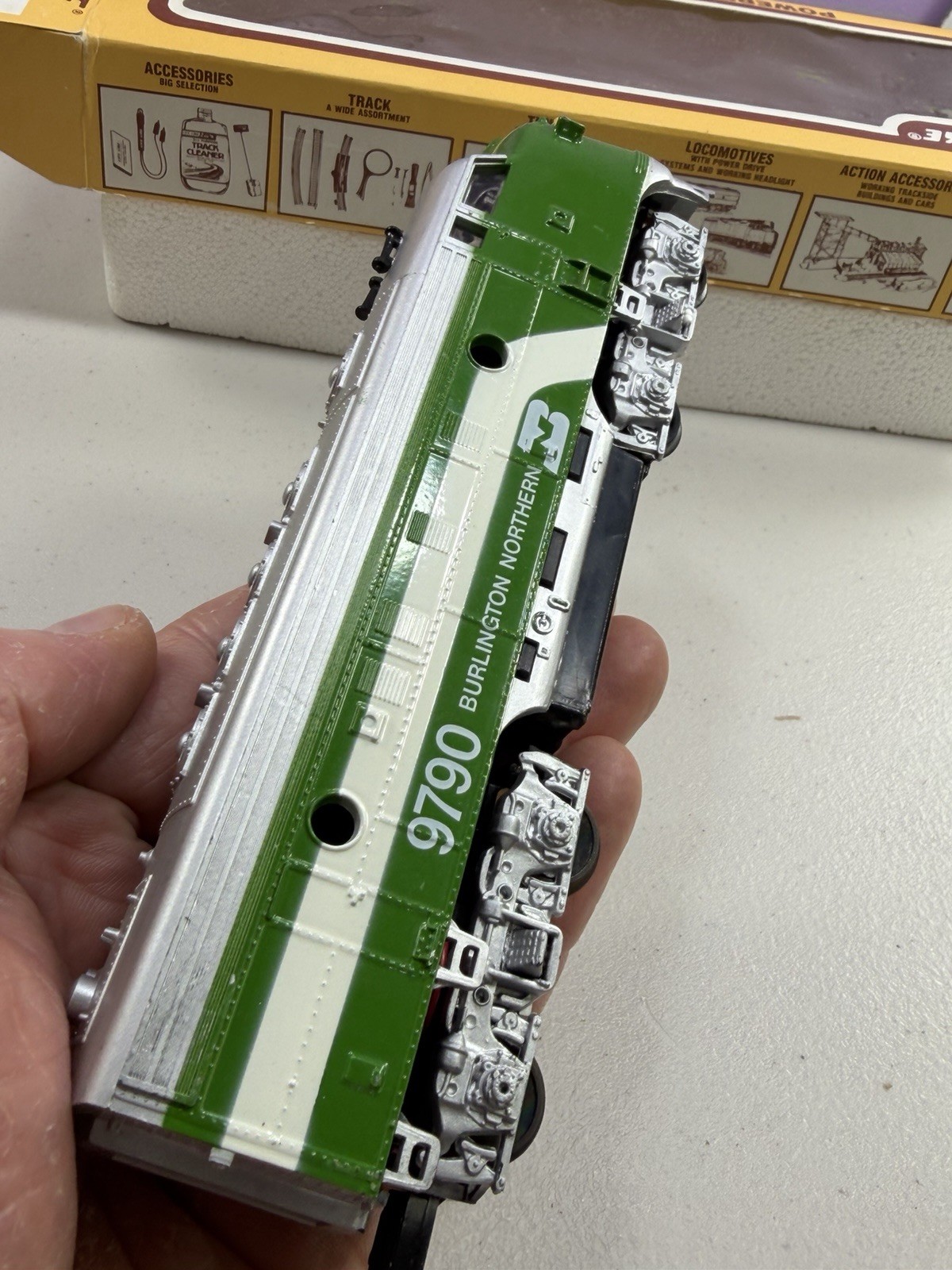 HO Scale Life Like Burlington Northern F7A Diesel Locomotive Engine #9790