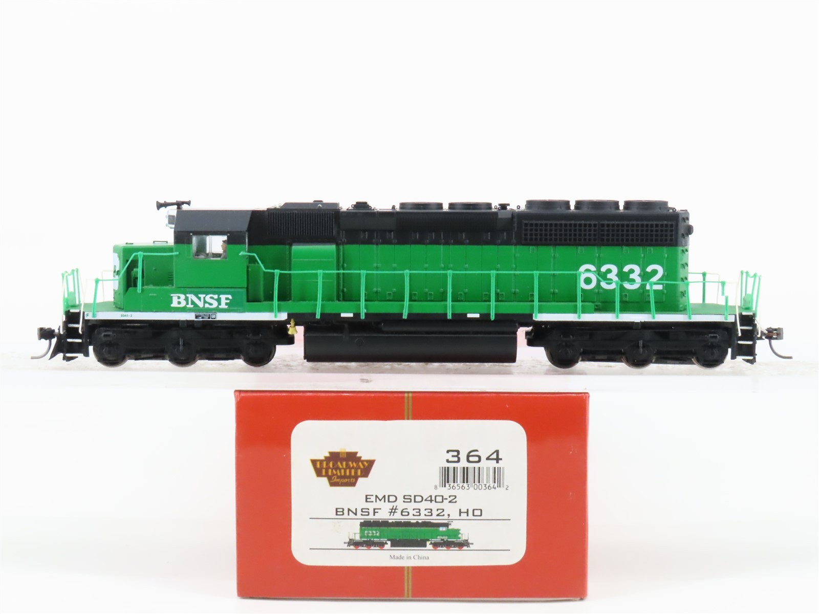 HO Scale Broadway Limited BLI 364 BNSF Railway SD40-2 Diesel #6332 wDCC & Sound